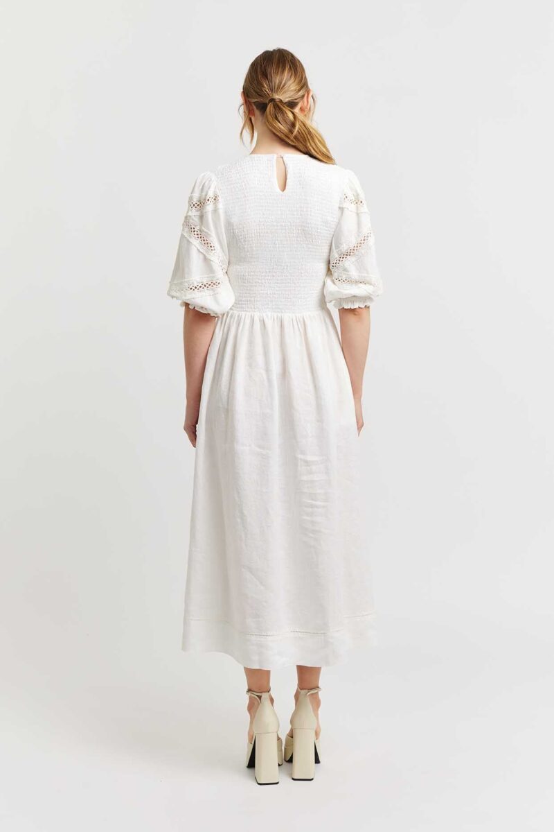 Alessandra Claudia Linen Dress - Image 9
