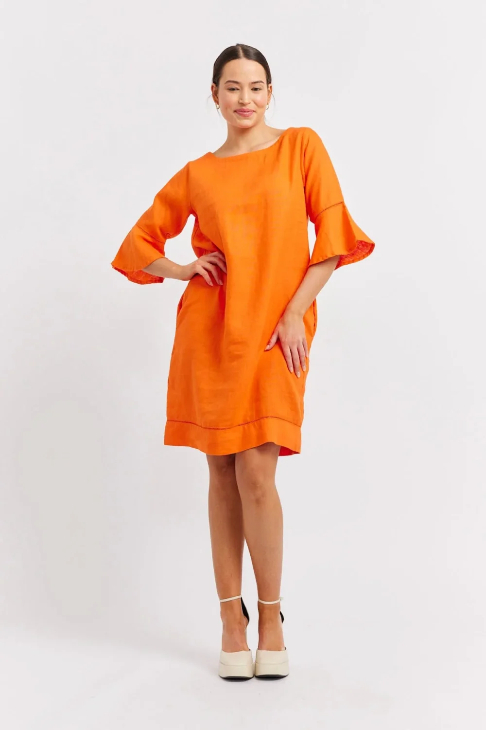 Alessandra Veneto Linen Dress - Thyme Clothing