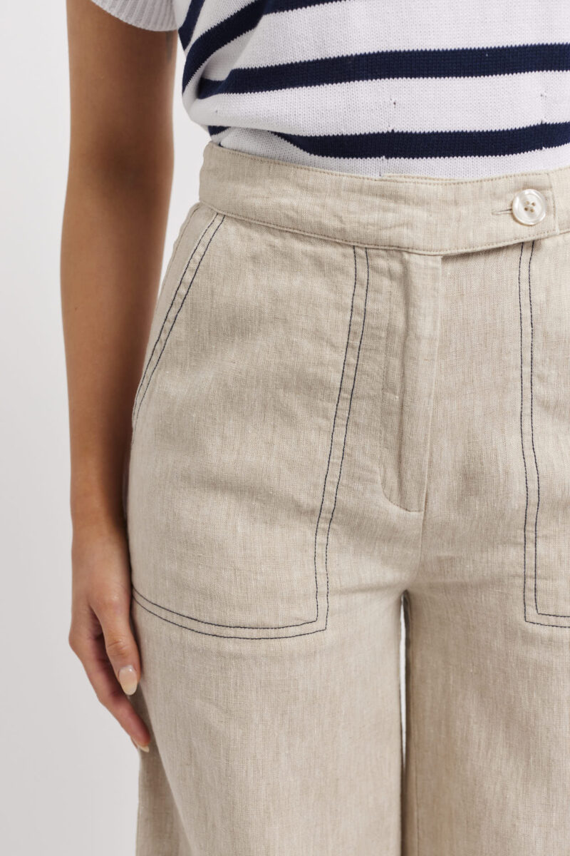 Alessandra Clio Linen Pant - Image 2
