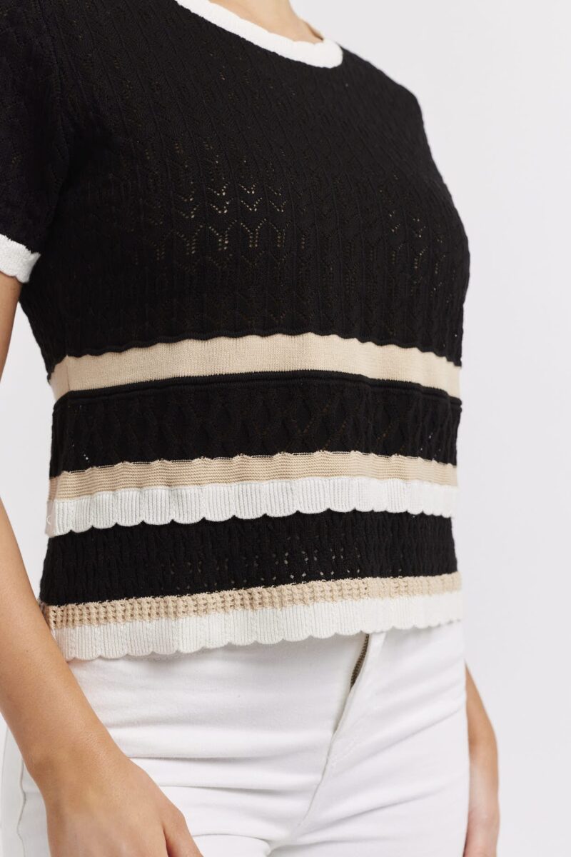 Alessandra Betina Cotton Knit Top - Image 5