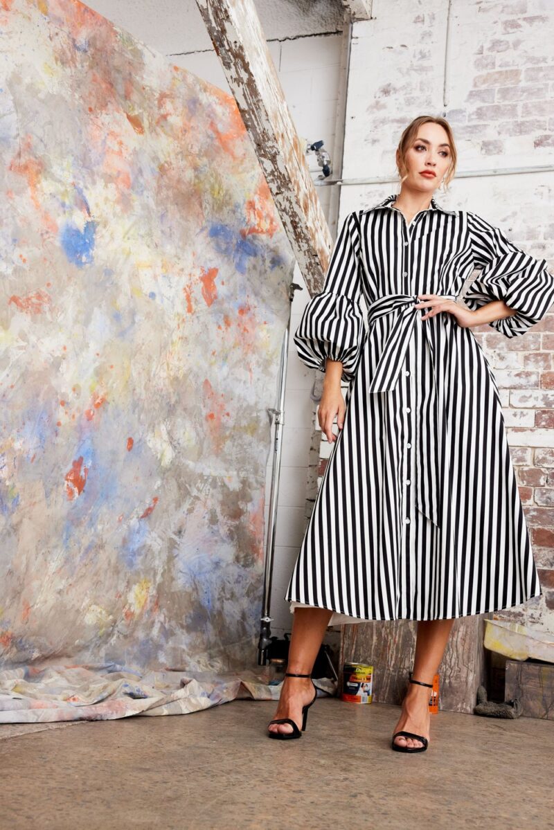 Kamare Stripe Bachi Dress - Image 2