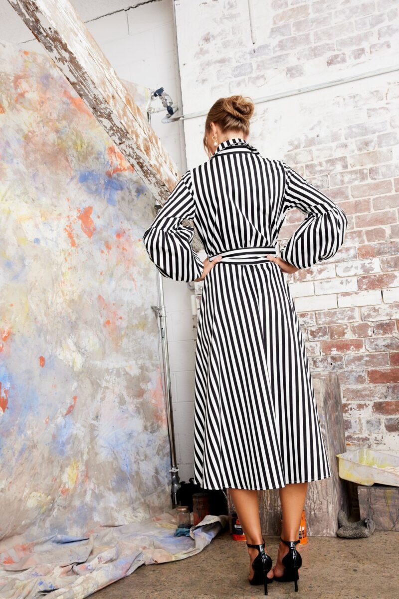 Kamare Stripe Bachi Dress - Image 3