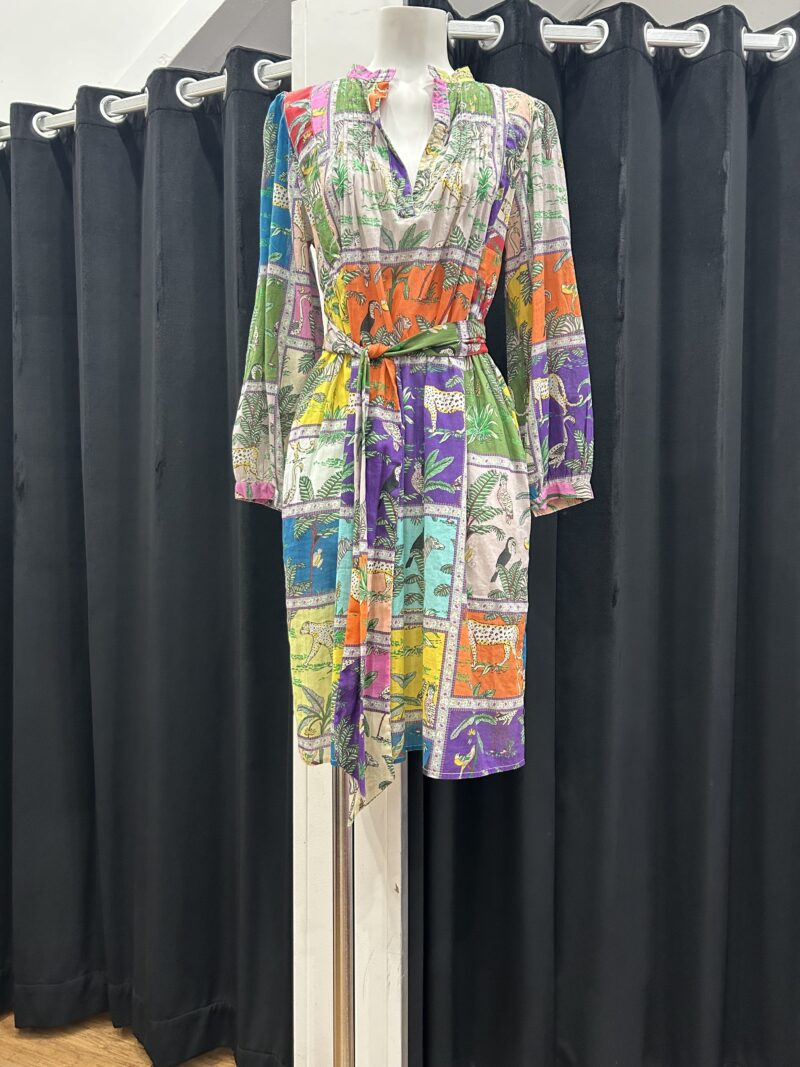 Lola Australia Tigertiger Print Boston Midi Dress