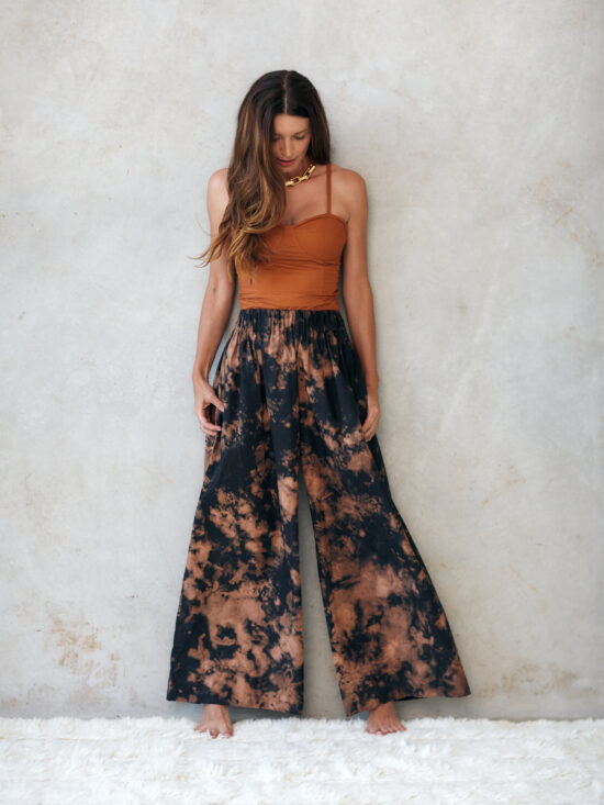 Natasha Lila Pant Marble Print