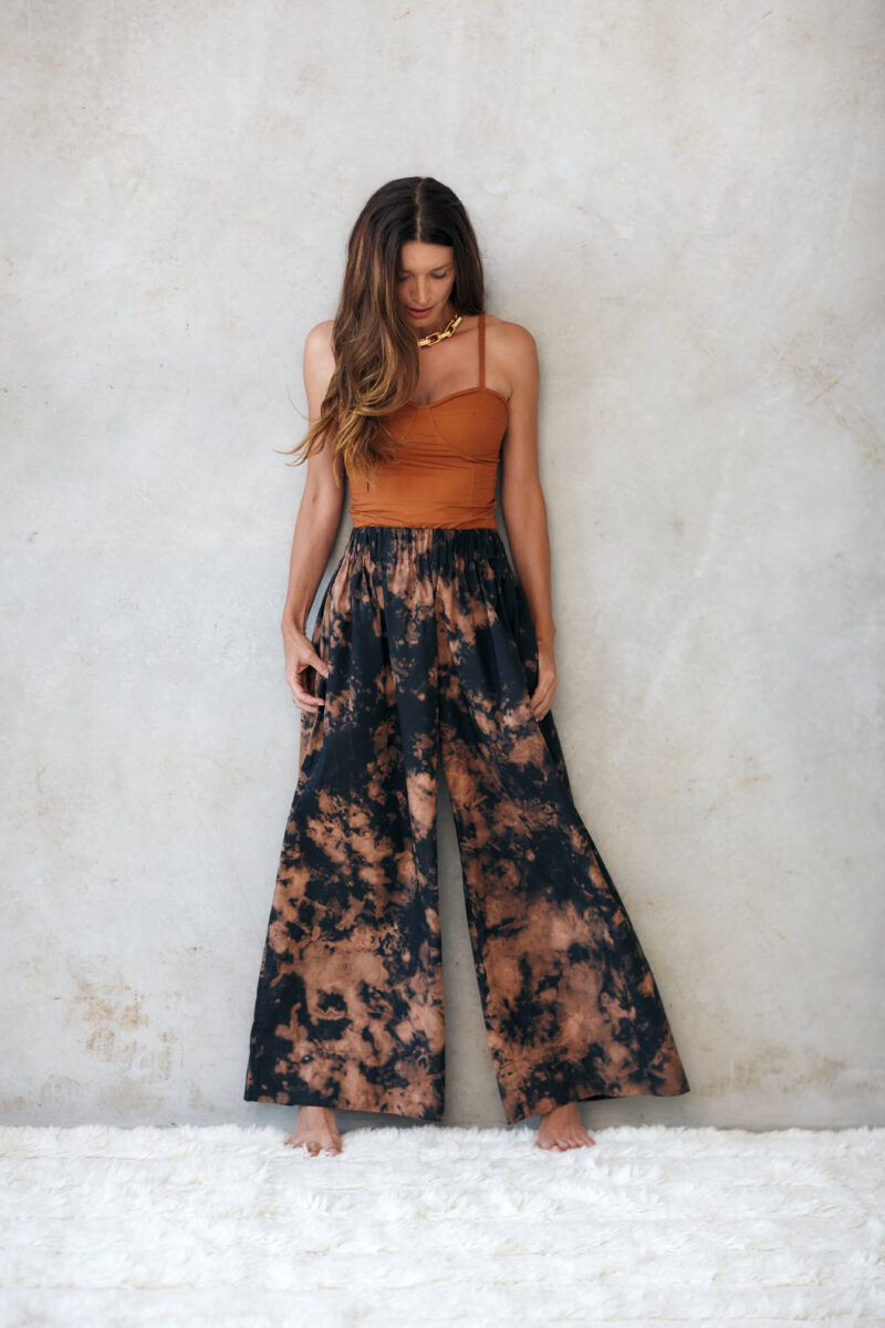 Natasha Lila Pant Marble Print