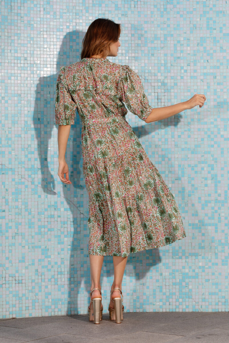 Lola Australia Gilligan Palm Print Pacific Dress - Image 2