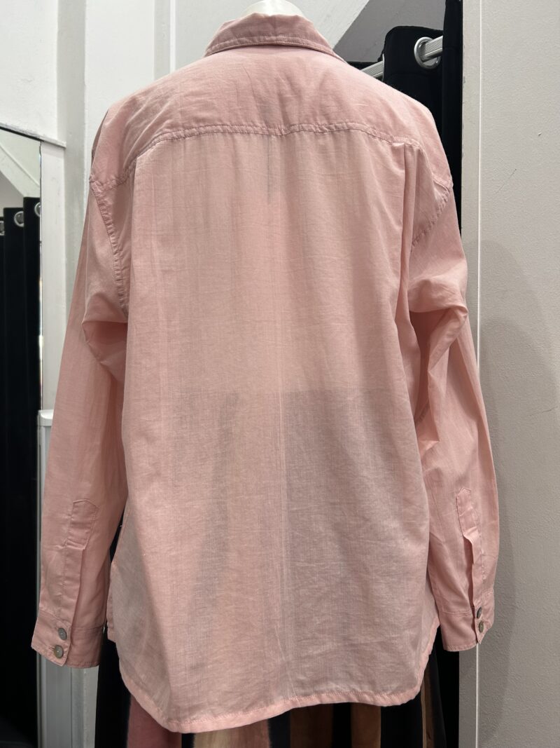 Natasha The Label Ivy Button Shirt Dusty Pink - Image 3