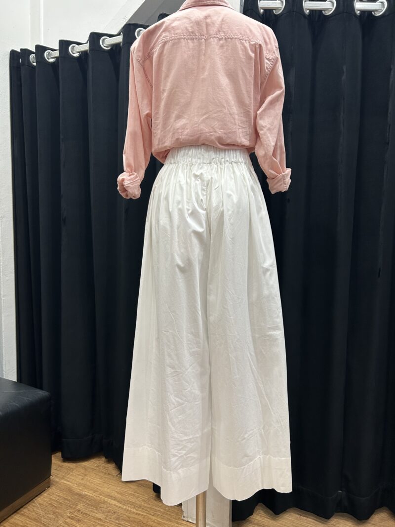 Natasha The Label Lila Wide Leg Pant White - Image 5
