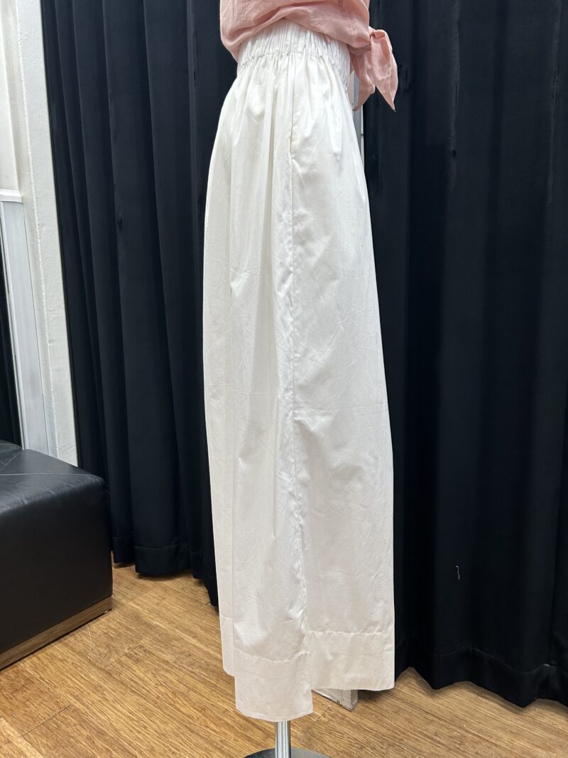 Natasha The Label Lila Wide Leg Pant White - Image 3