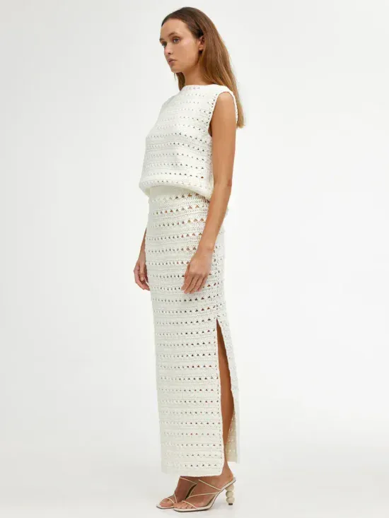 Kinney Laura Skirt Ivory