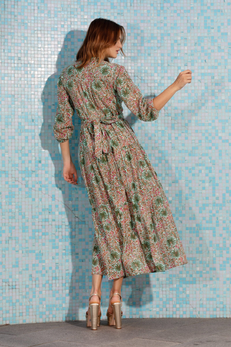 Lola Australia Gilligan Print Cottesloe Maxi Dress - Image 3
