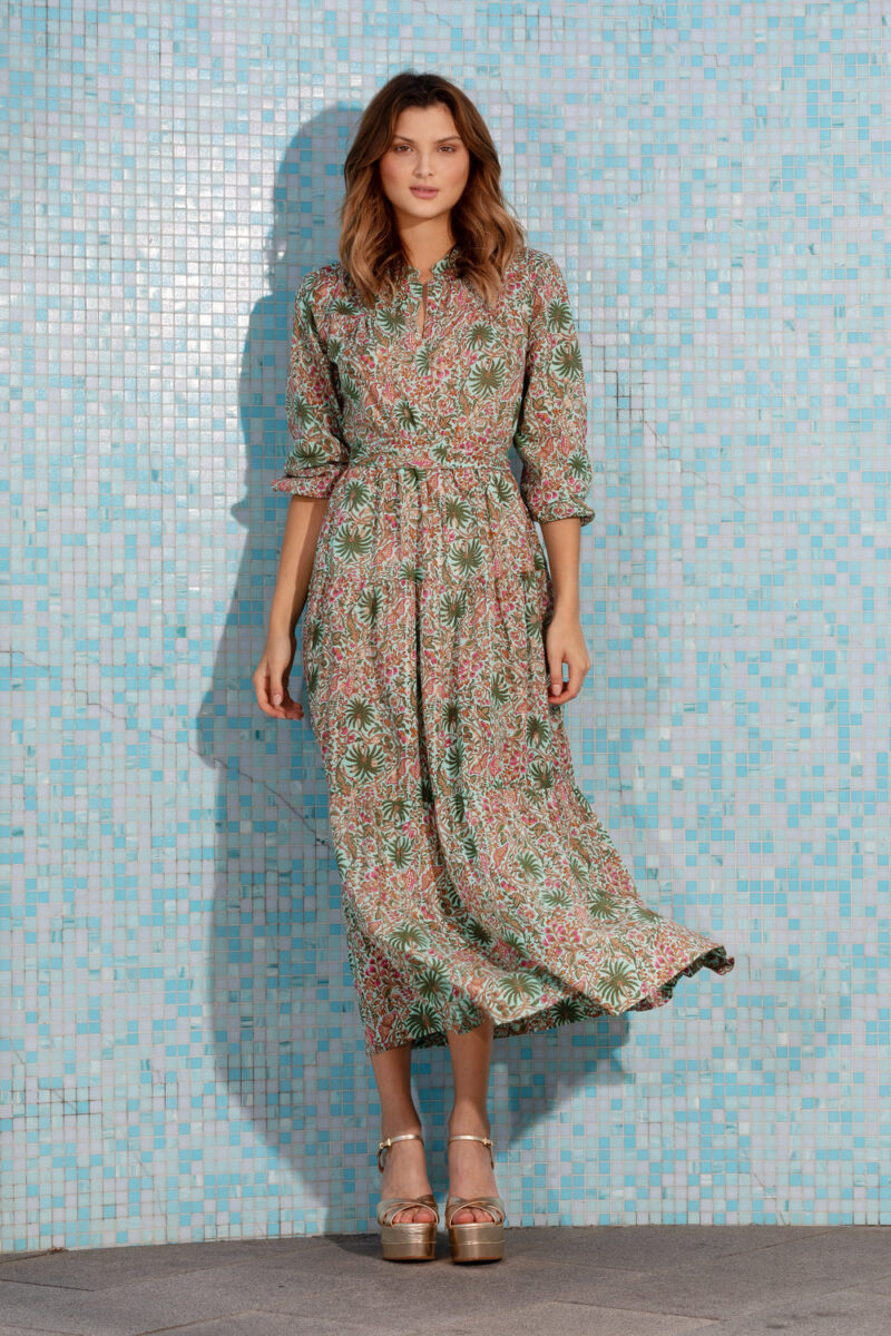 Lola Australia Gilligan Print Cottesloe Maxi Dress - Image 2