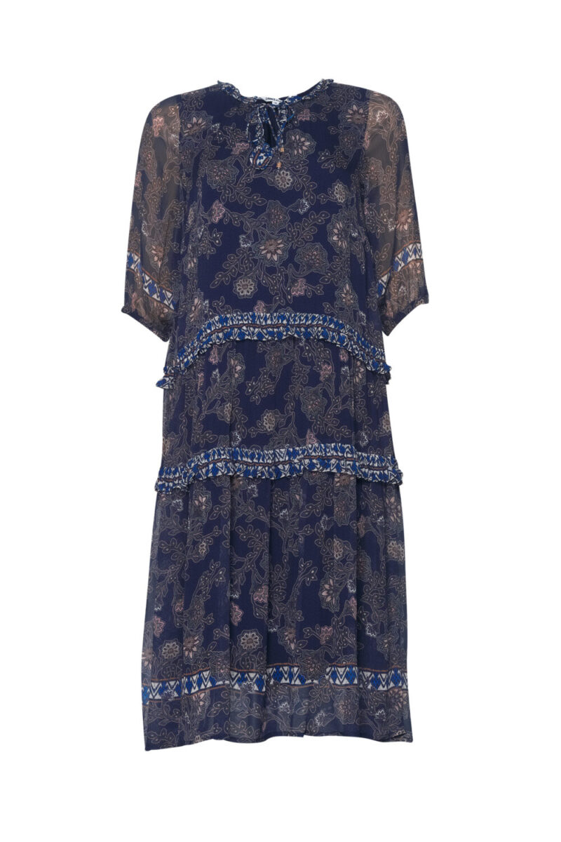 Loobie's Story Wood Craft Midi Dress - Image 2