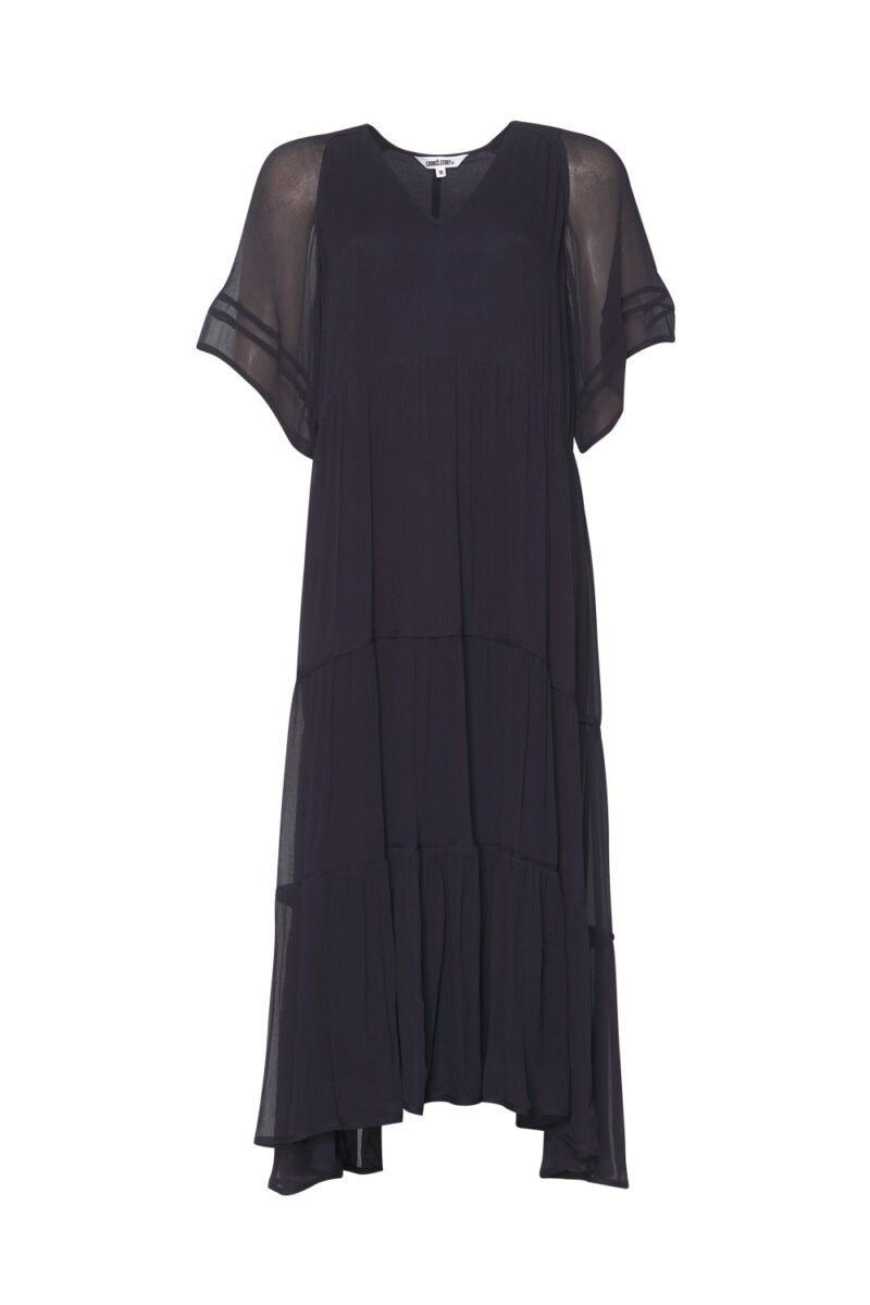 LS2441PL Tate Midi Dress Indigo FR 1