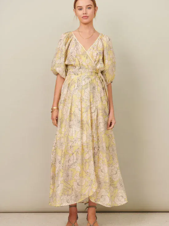 POL Clothing Sofia Wrap Dress