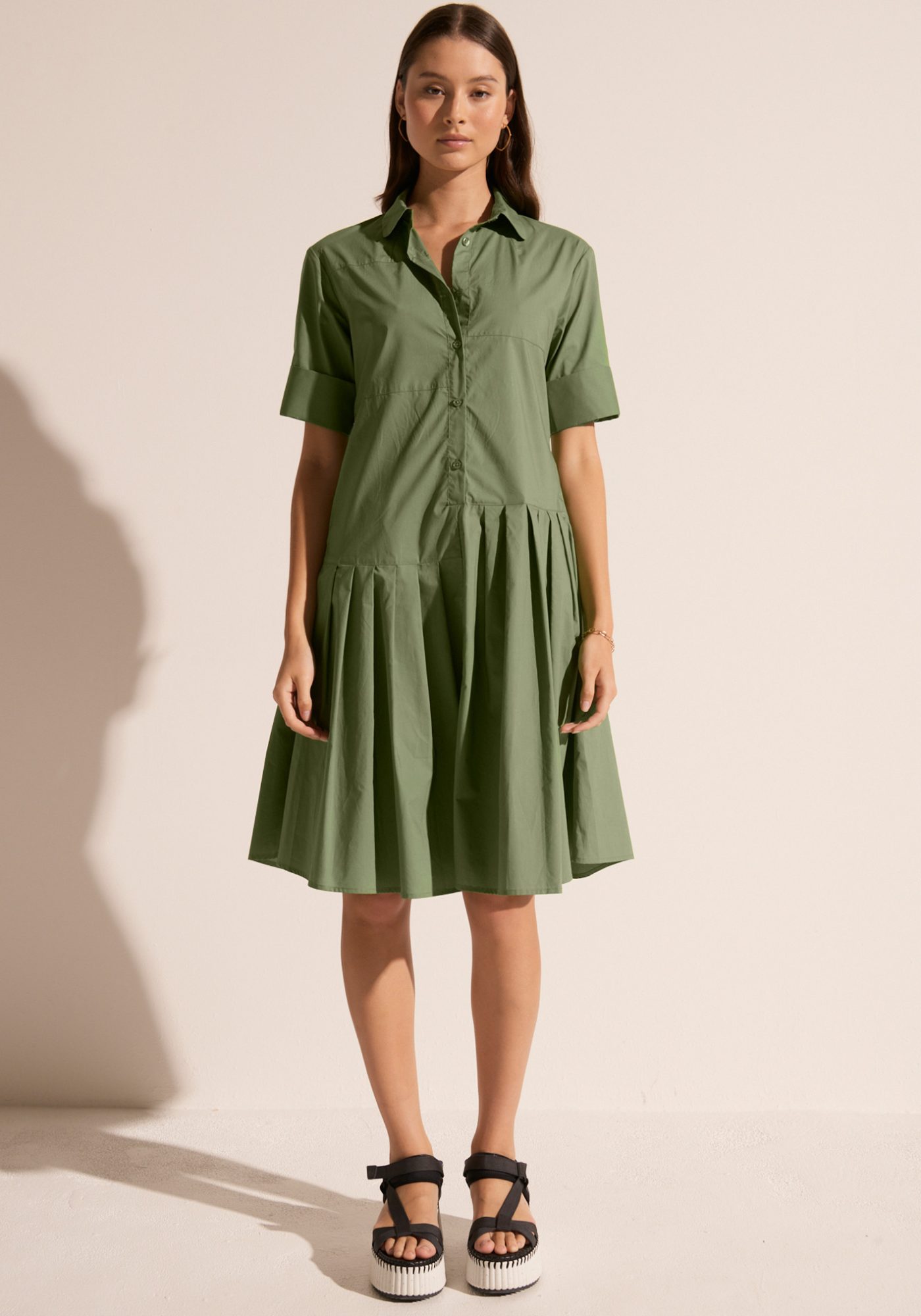 POL Clothing Toya Shirt Dress