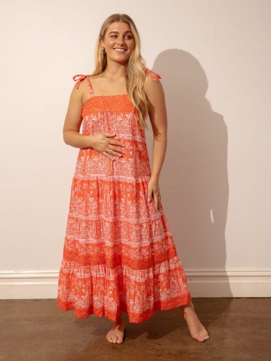 Azure and Indigo Mystic Violet Maxi Dress