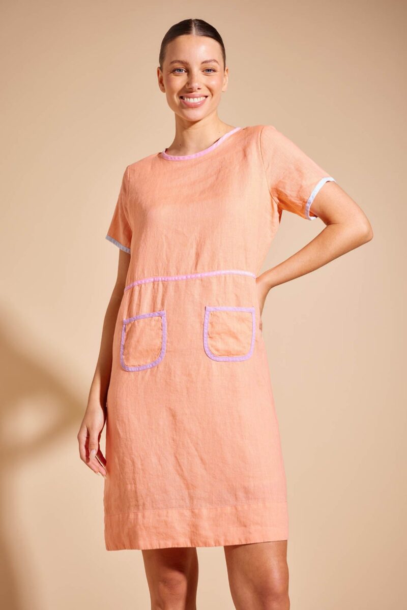 Alessandra Melody Linen Dress - Image 4