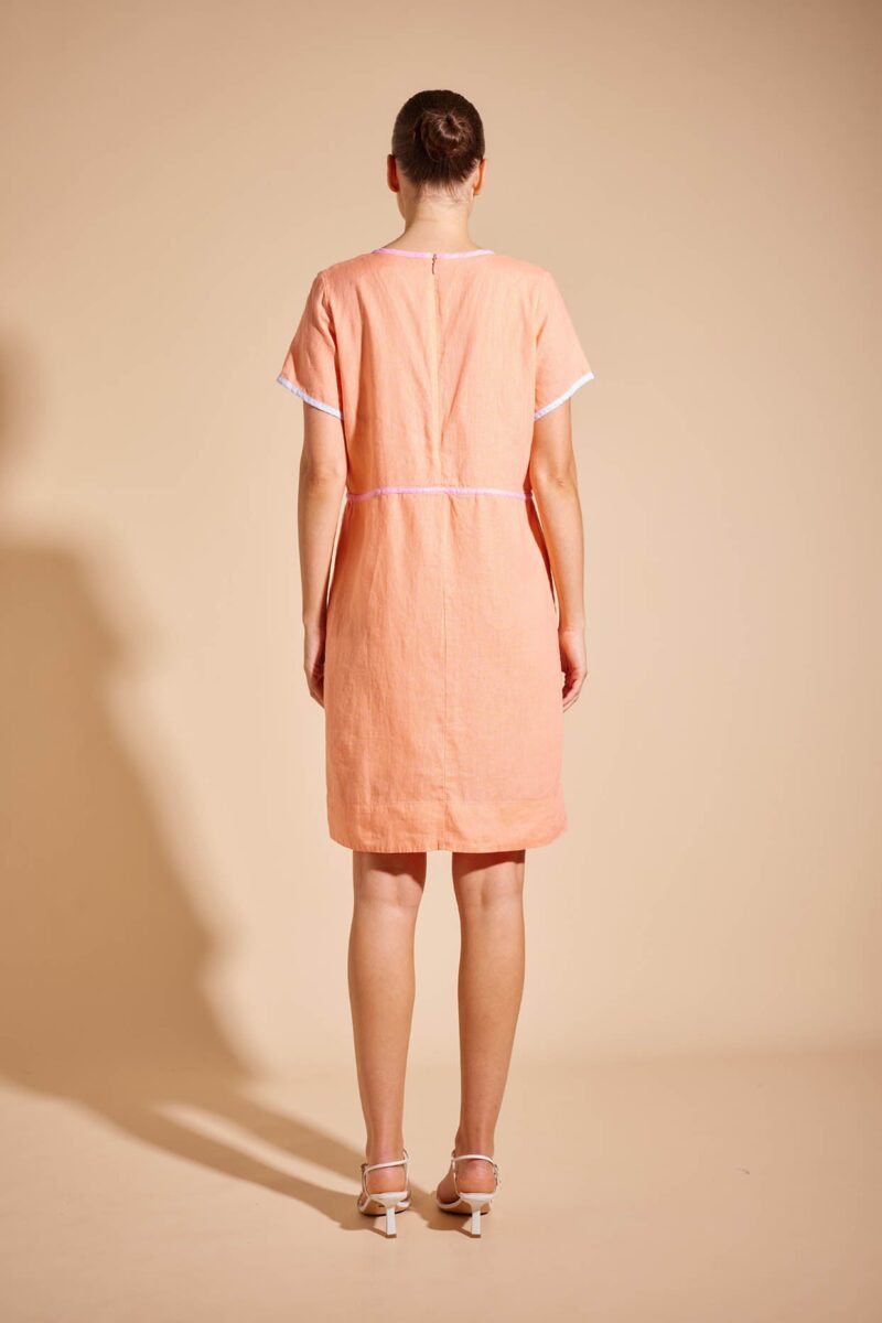 Alessandra Melody Linen Dress - Image 5