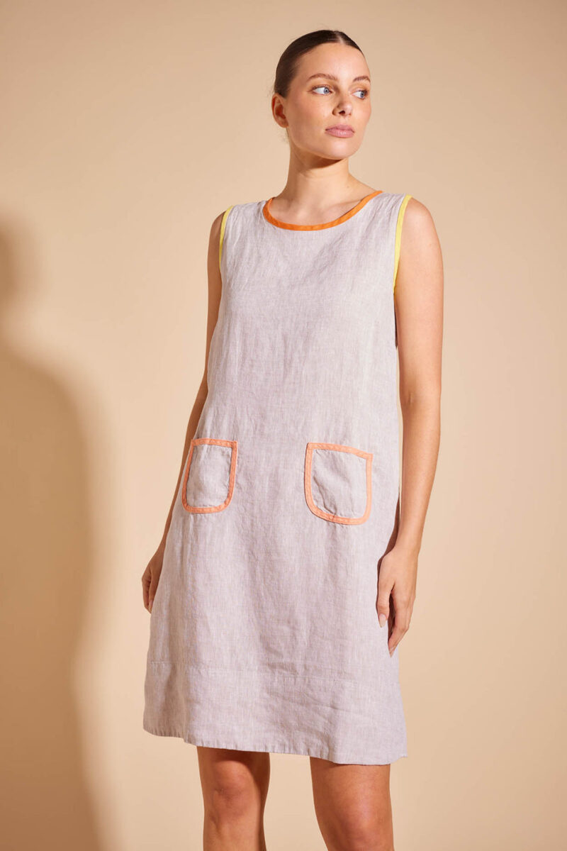 Alessandra Elodie Linen Dress - Image 6