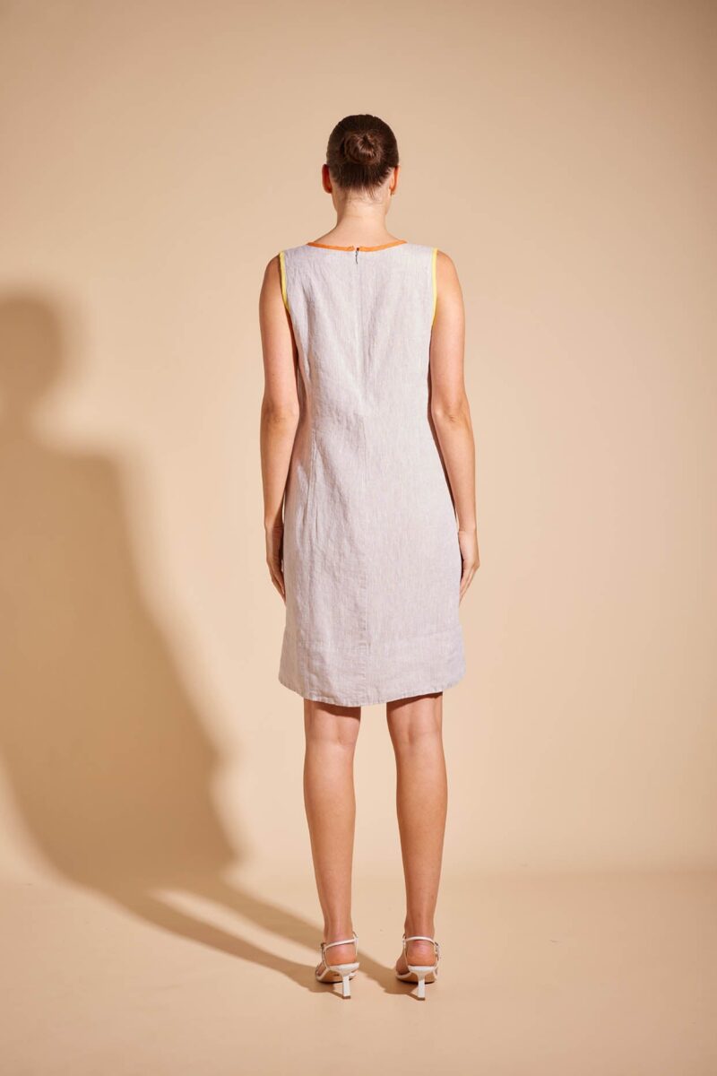 Alessandra Elodie Linen Dress - Image 3