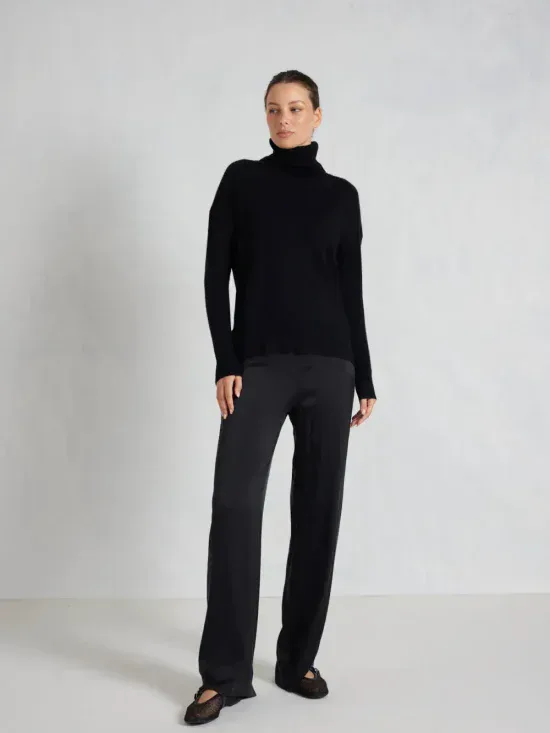 Alessandra Iris Cashmere Sweater Black