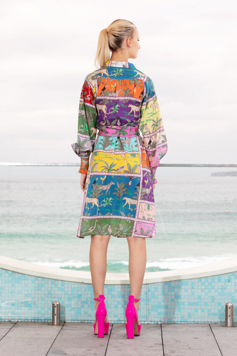 Lola Australia Tiger Tiger Tottie Shirt Dress - Image 3