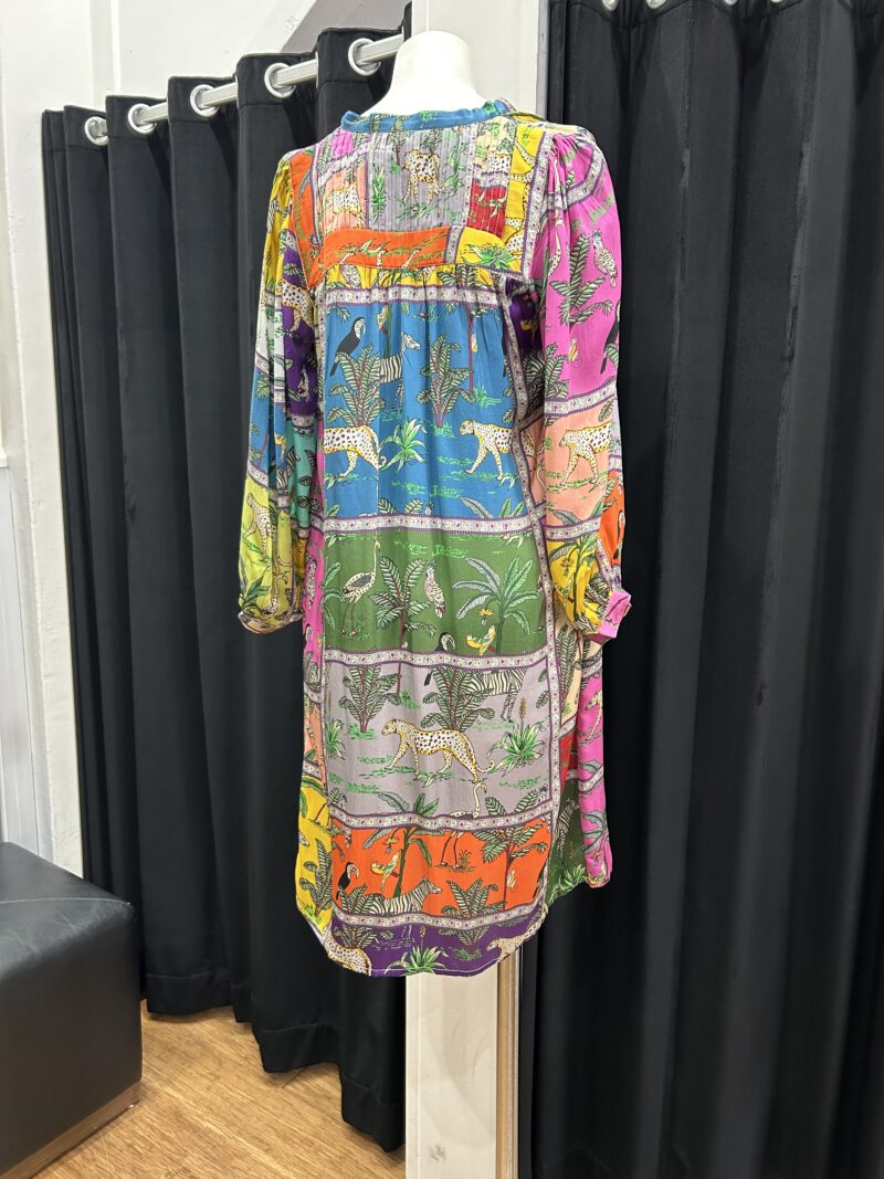 Lola Australia Tigertiger Print Silk Boston Dress - Image 5