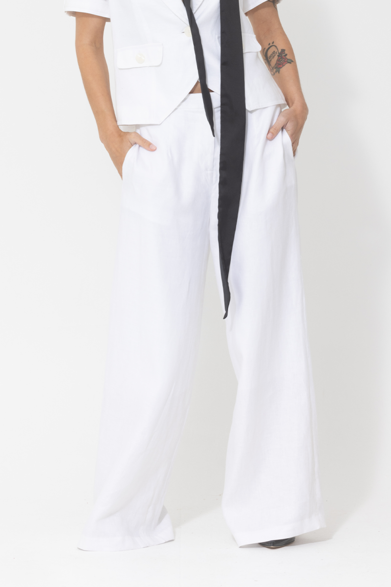 Joey the Label Linen Man Pant - Image 2