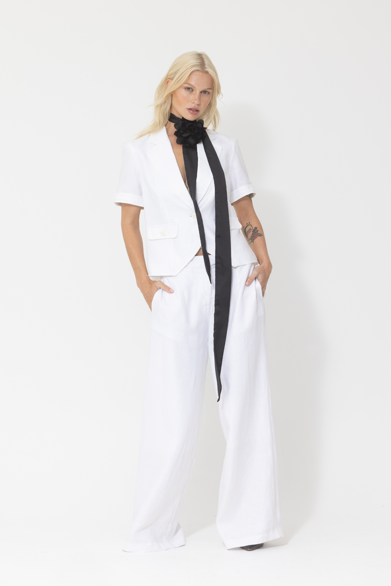 Joey the Label Linen City Safari Jacket - Image 4