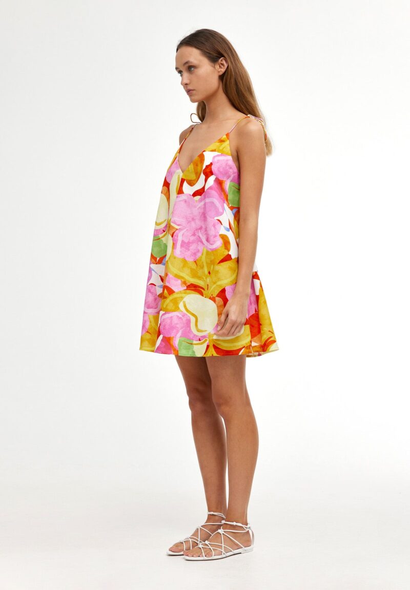 Kinney Mara Mini Dress Capri Abstract - Image 2