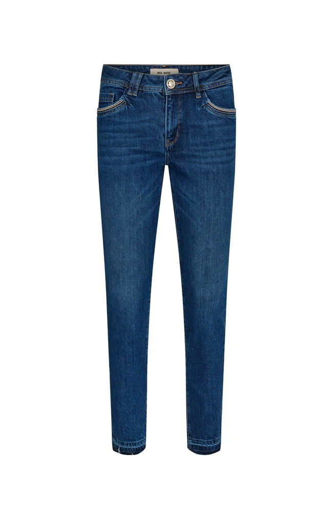 Mos Mosh Sumner Adorn Jeans Mid Blue 3