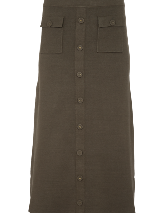 Alessandra Chelsea Crepe Knit Skirt Ivy
