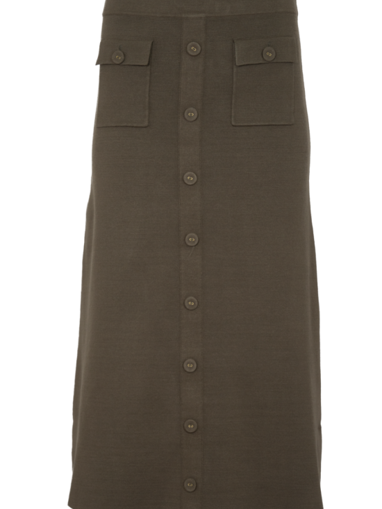 Alessandra Chelsea Crepe Knit Skirt Ivy