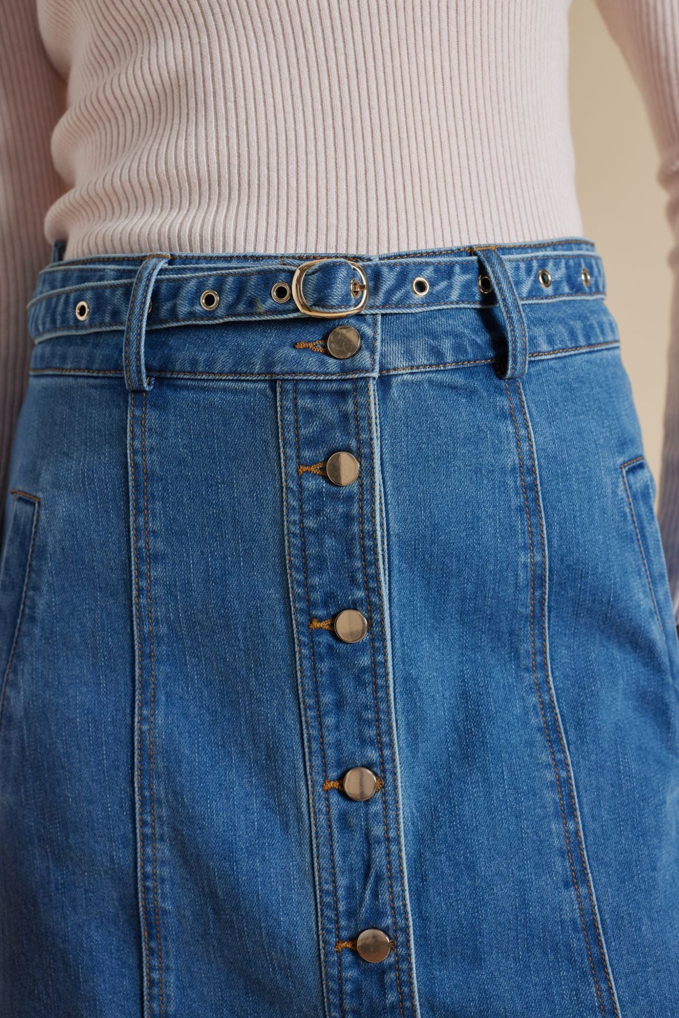 Alessandra Isla Skirt Denim Wash - Image 8