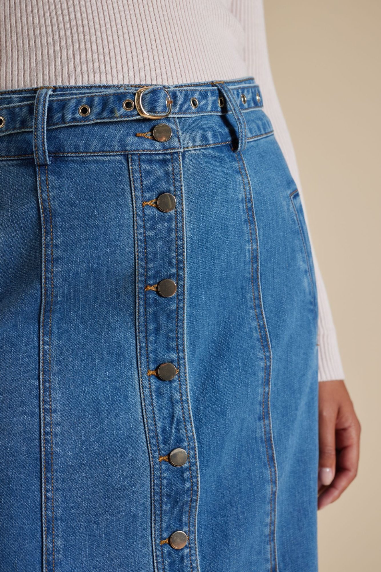 Alessandra Isla Skirt Denim Wash - Image 7