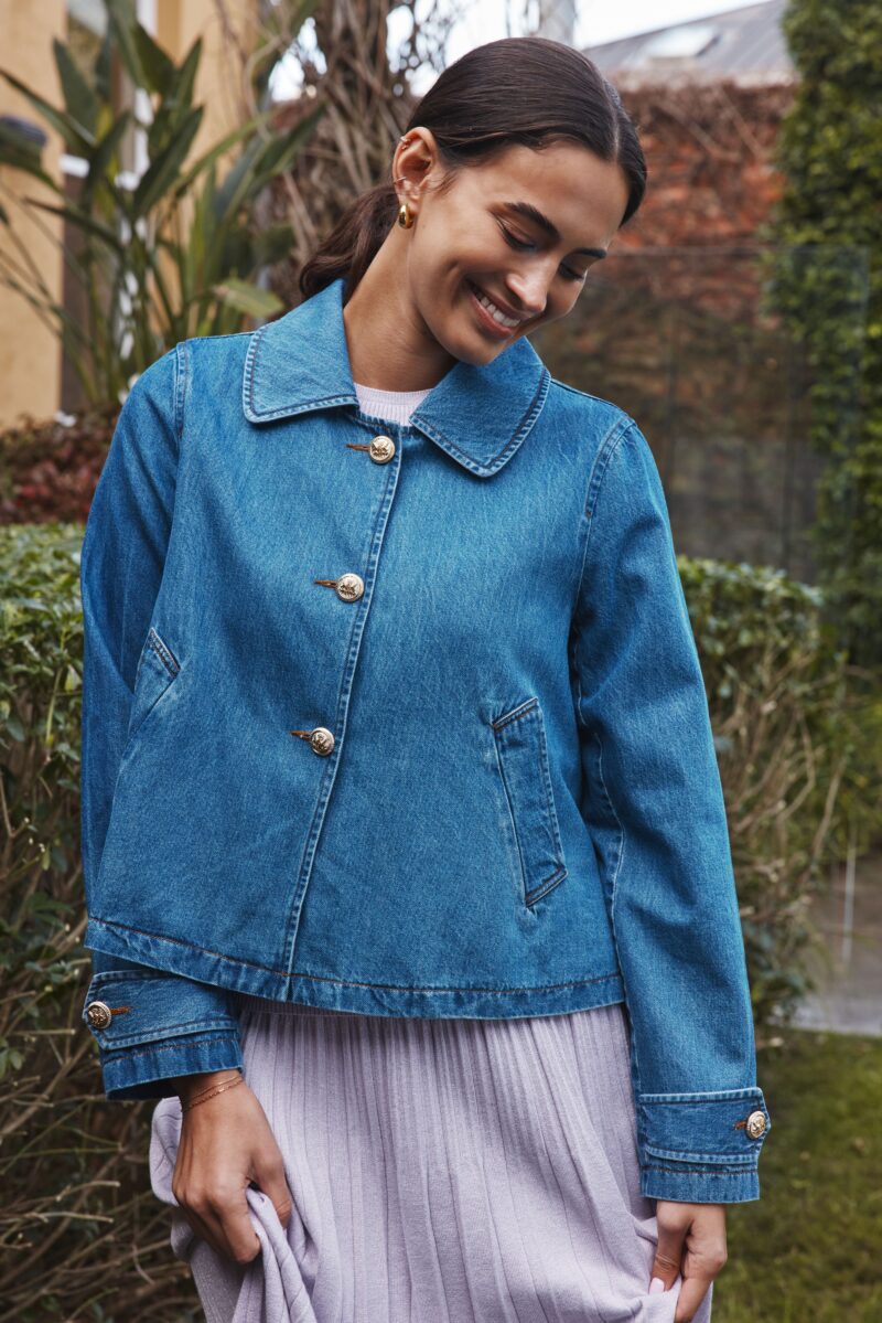 Alessandra Taylor Jacket Denim Wash