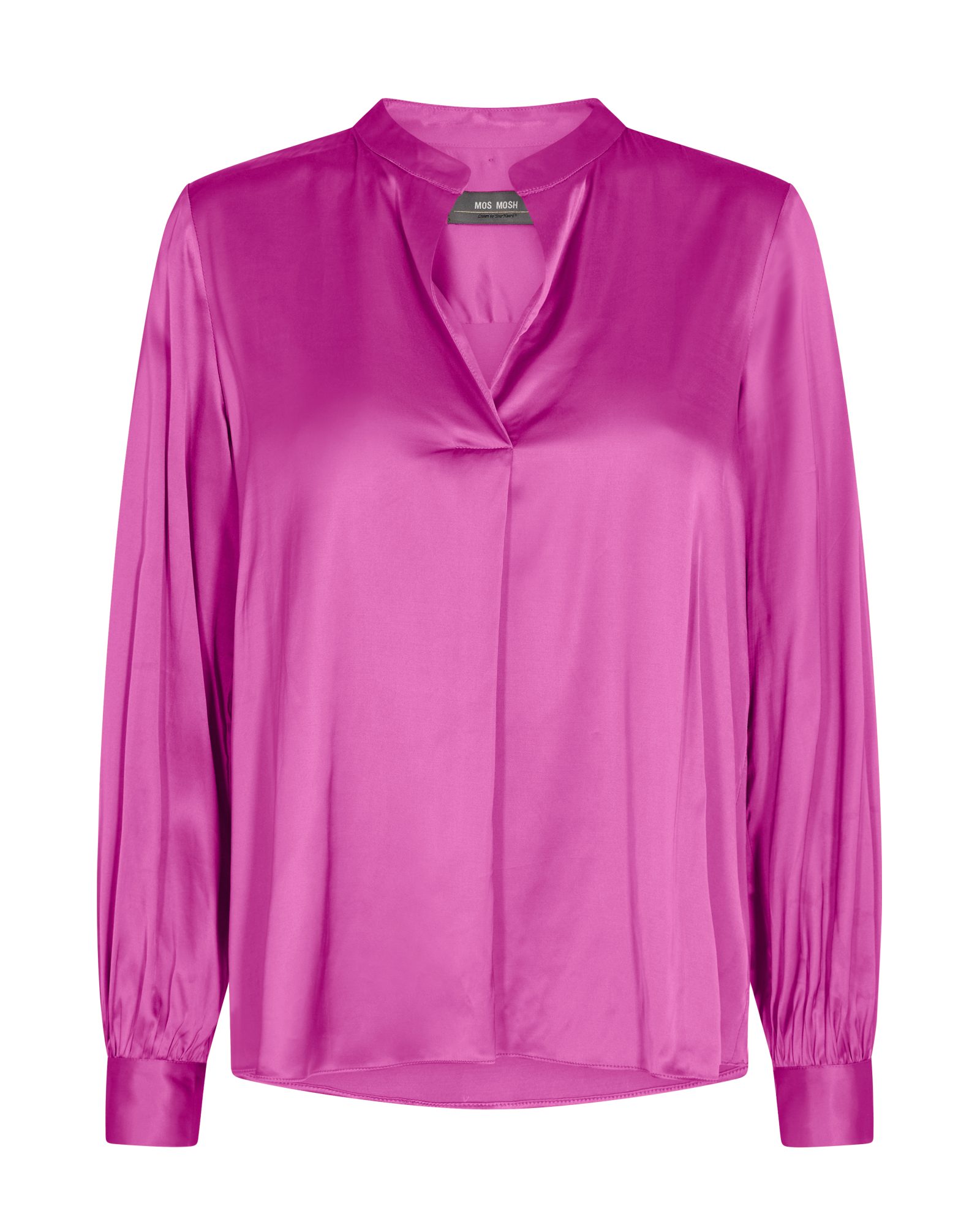 Mos Mosh Enfa Satin Blouse Vivid Viola