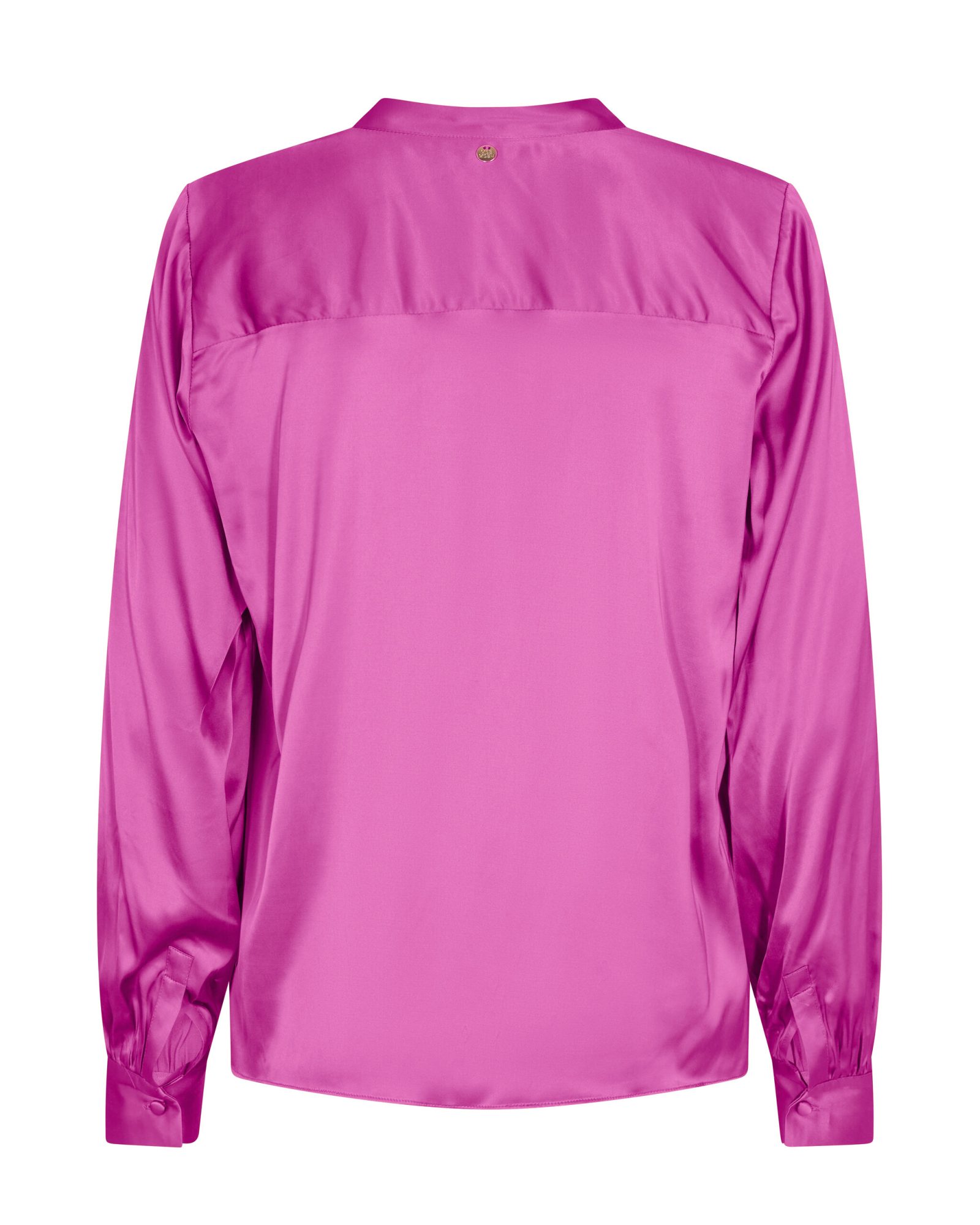 Mos Mosh Enfa Satin Blouse Vivid Viola - Image 2