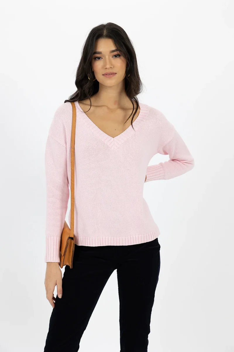 HW24506 DOWNTOWNSWEATER PINK 1