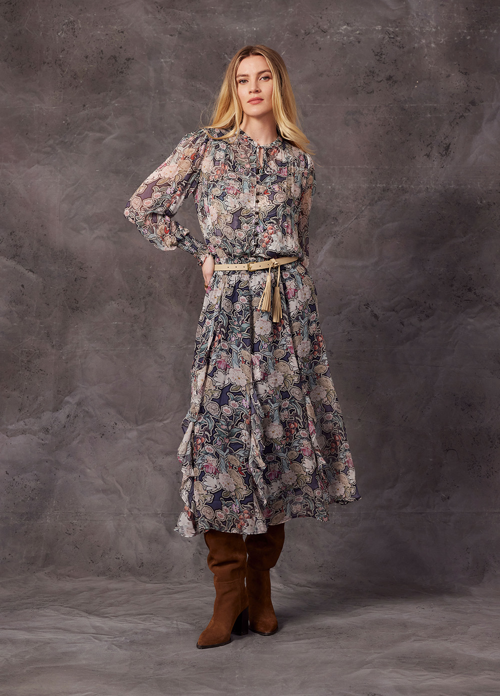 Legacy Blouse in Denim Multi Legacy Blouse in Denim Multi