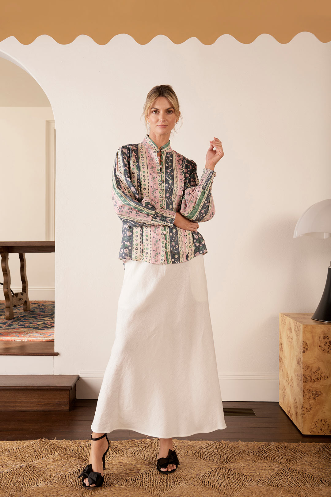 The Dreamer Label Miley Forest Blouse Green