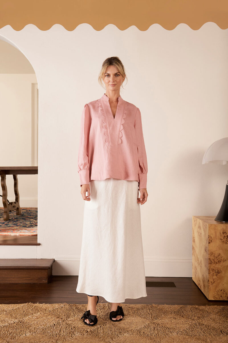 The Dreamer Label Ruby Blouse Blush