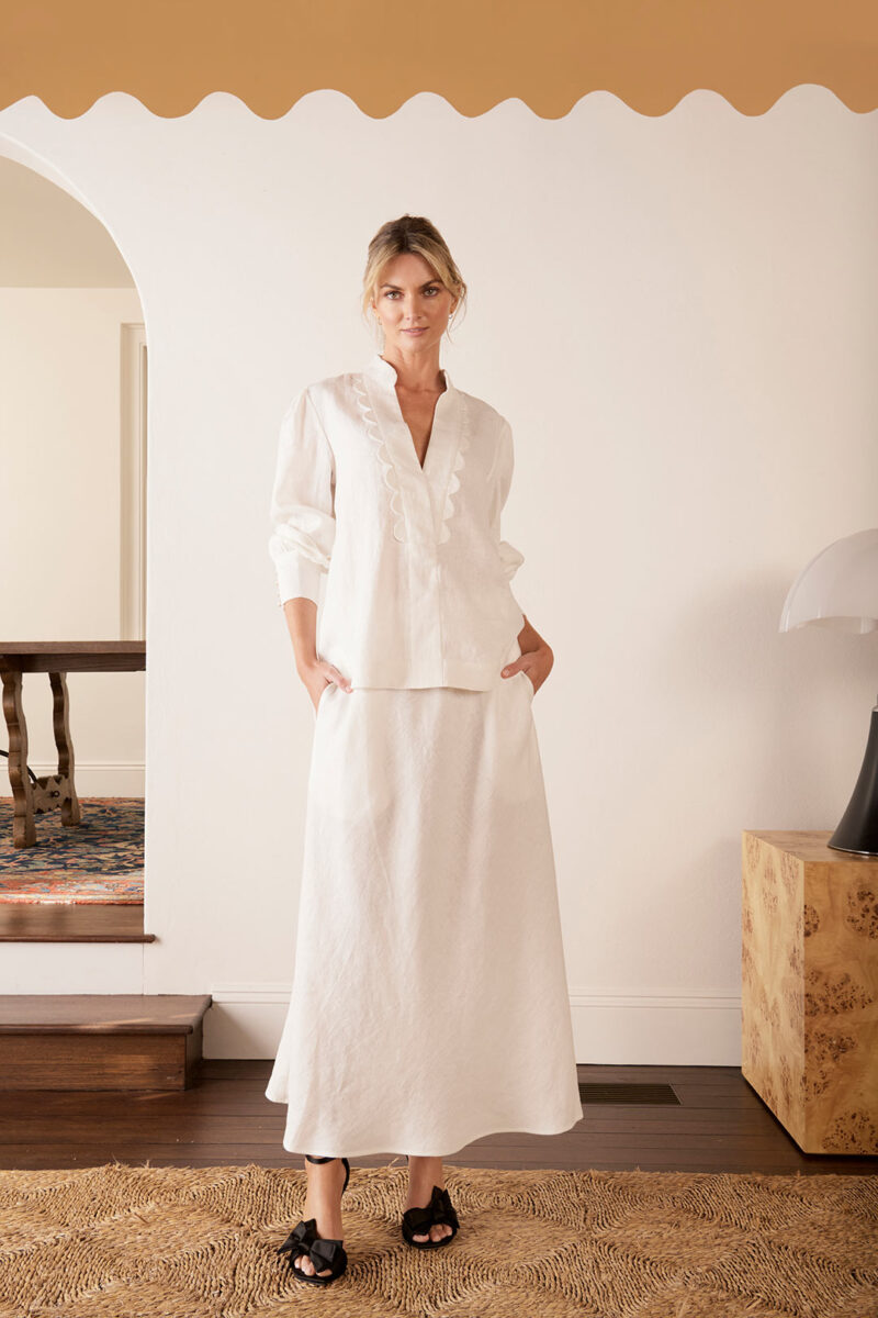 The Dreamer Label Ruby Blouse Snow - Image 2