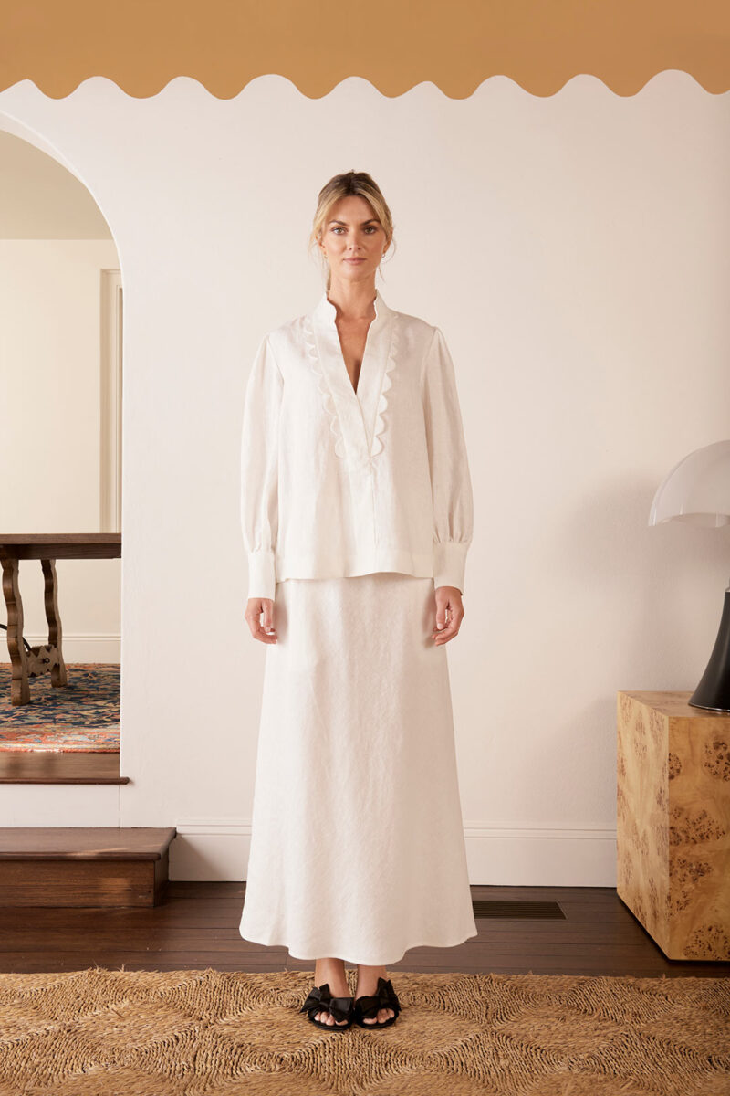 The Dreamer Label Ruby Blouse Snow