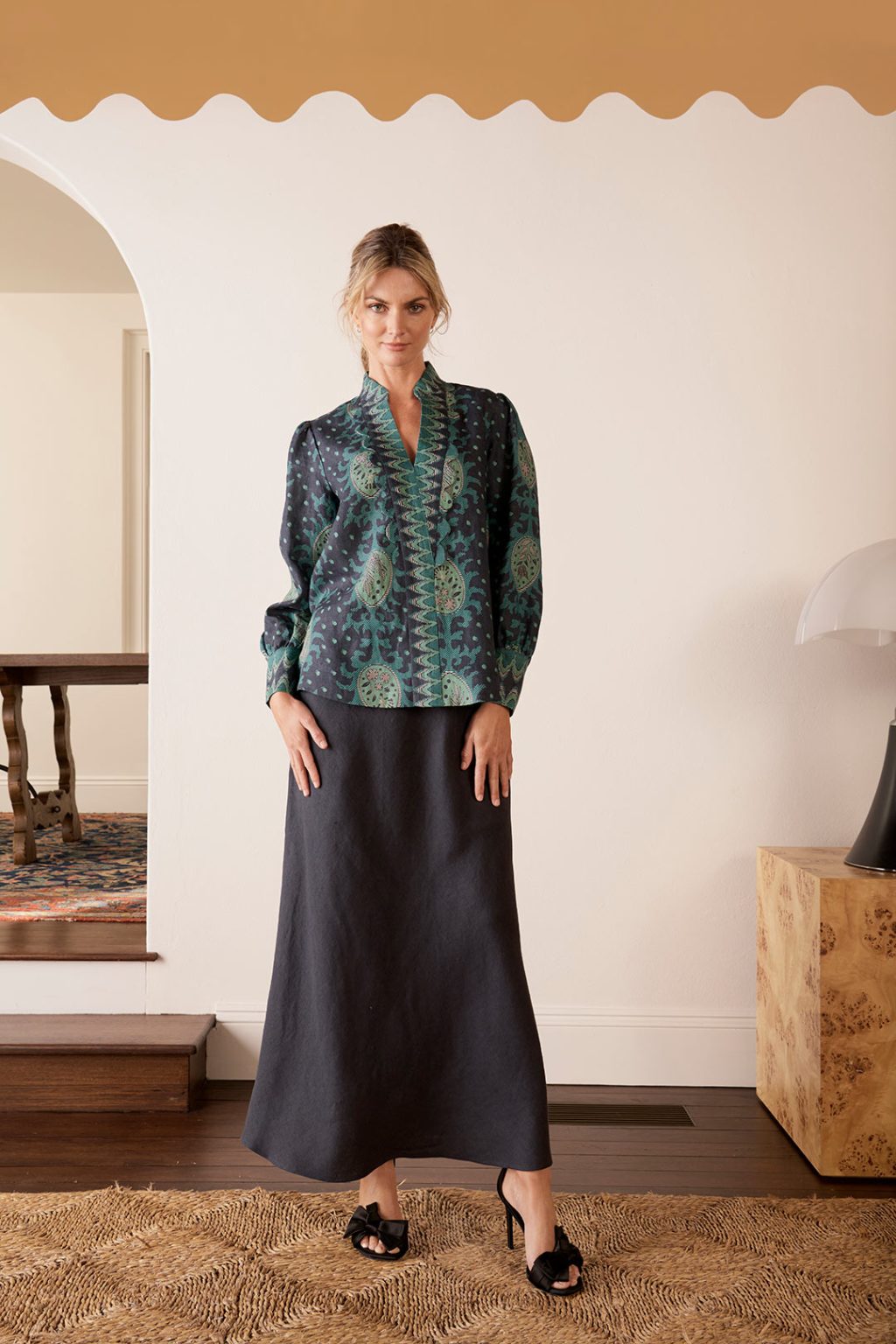 The Dreamer Label Ruby Wilson Blouse Green - Thyme Clothing