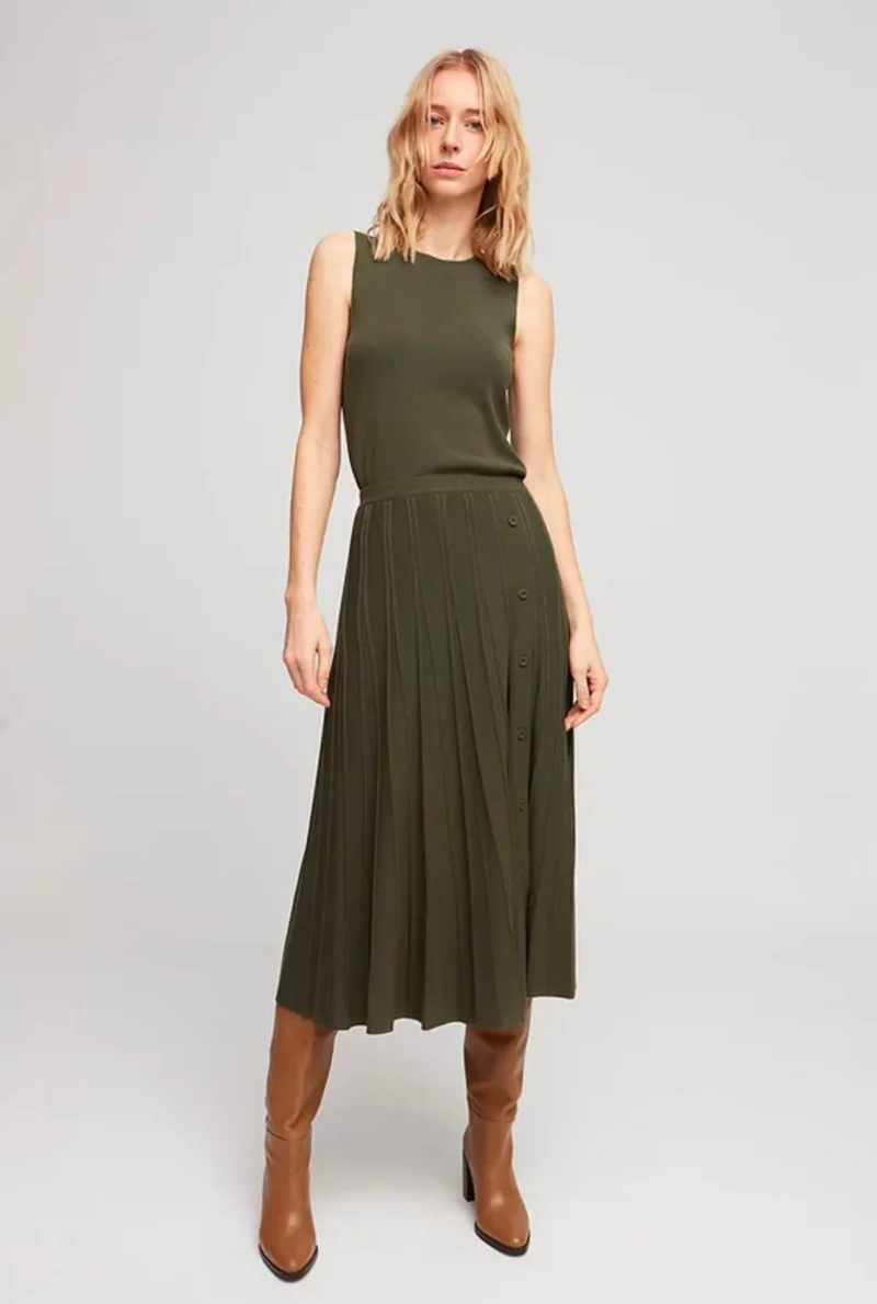 Annecy Skirt Olive 3 e1712186974657
