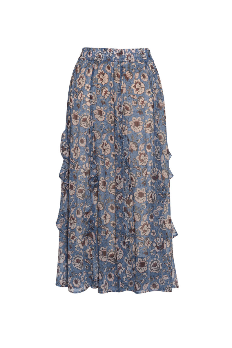 Loobie's Story Blue Multi Margaret Skirt - Image 2