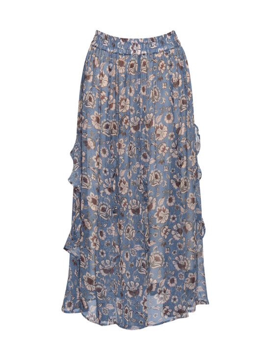 Loobie's Story Blue Multi Margaret Skirt