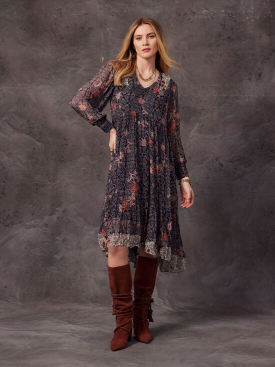 Loobie's Story Indigo Multi Fearless Dress